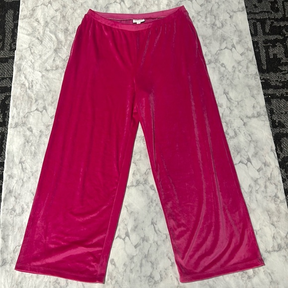 Charter Club Velour Pants - Size L - Picture 1 of 7
